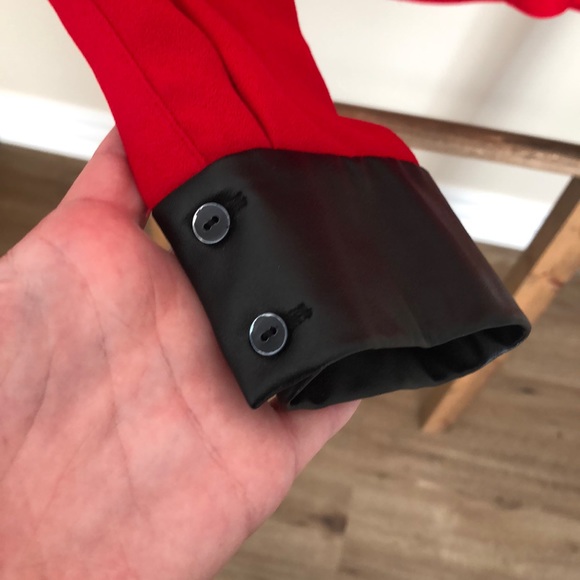 Zara Blouse Top Small Red - Picture 3 of 3